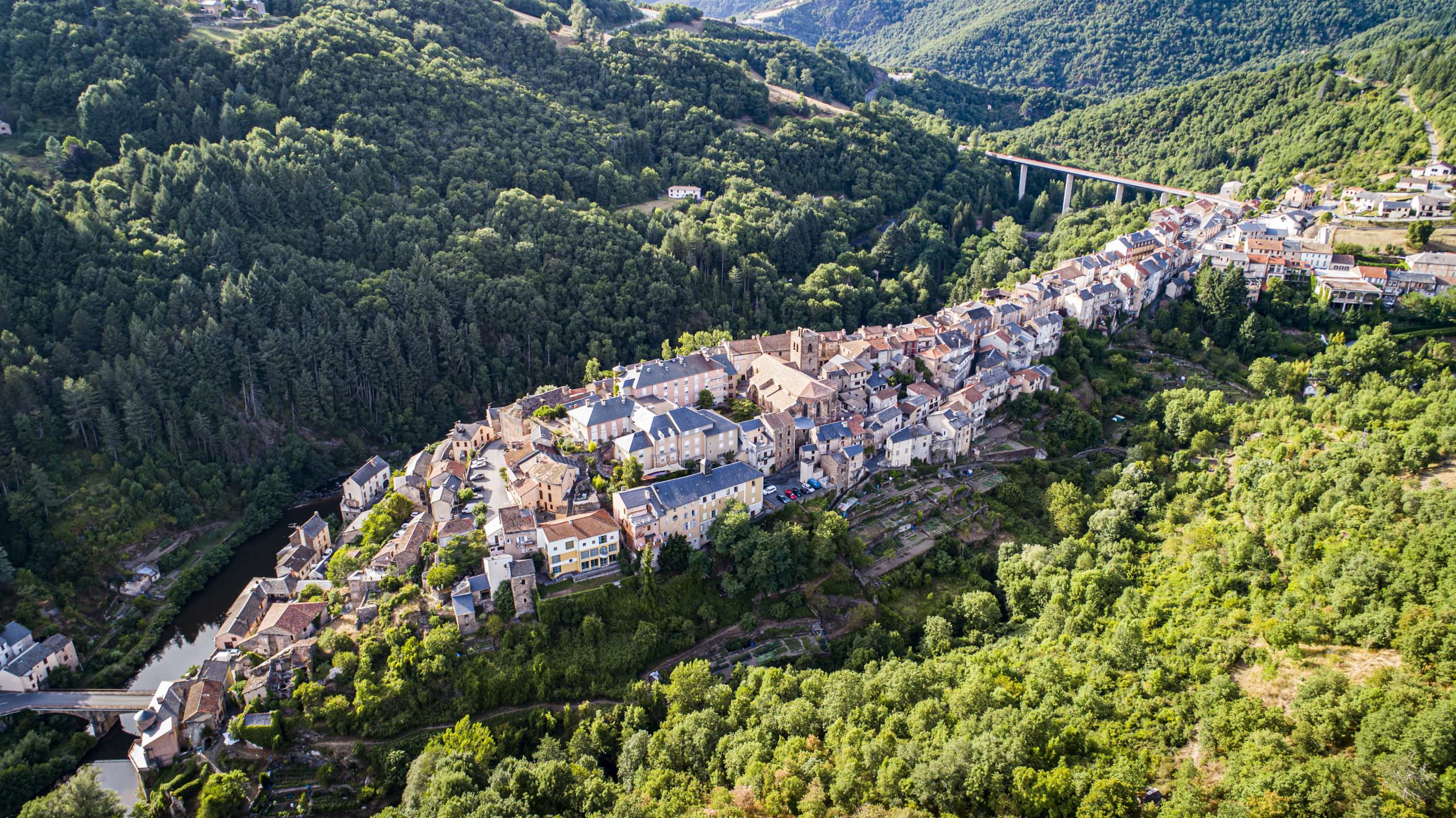 Vue Saint-Sernin-sur-Rance