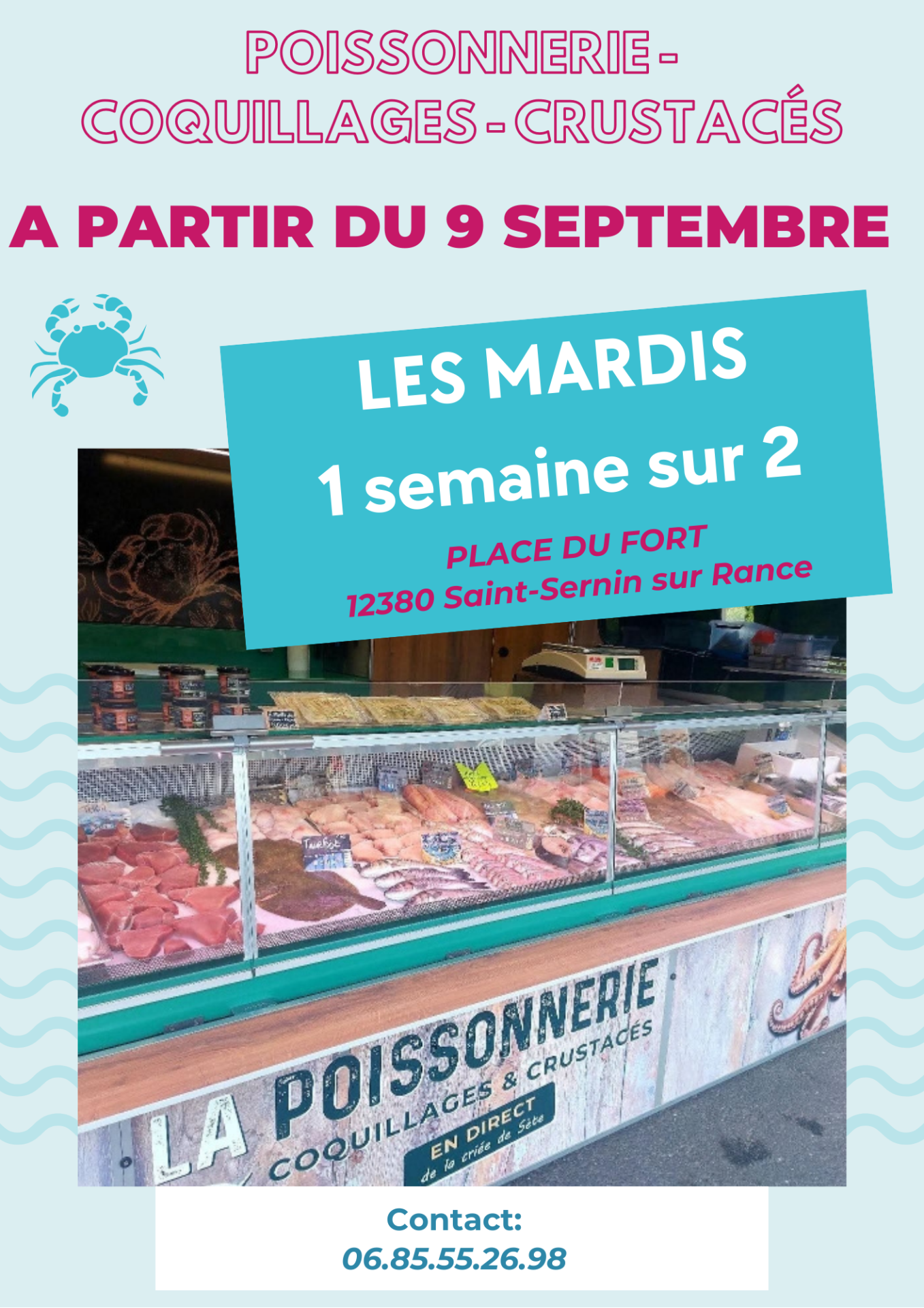 Lire la suite à propos de l’article 🐟 La Poissonnerie sera présente toute l’année 🐟